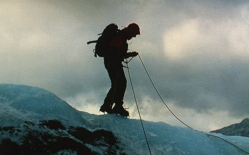 Auf dem Gletscher